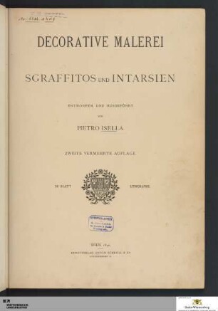 Decorative Malerei : Sgraffitos und Intarsien