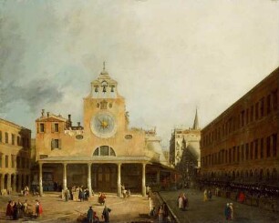 Der Campo S. Giacometto di Rialto in Venedig