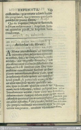 Articulus 36. verus [& falsus]