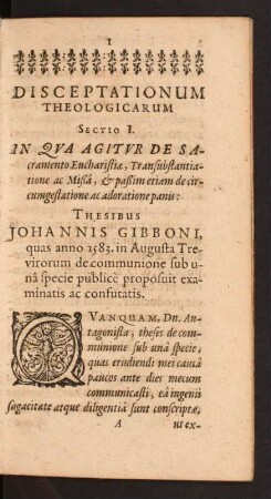 Disceptationum Theologicarum