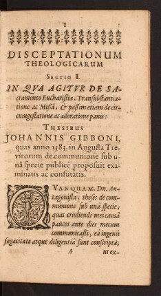 Disceptationum Theologicarum