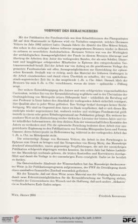Vorwort des Herausgebers