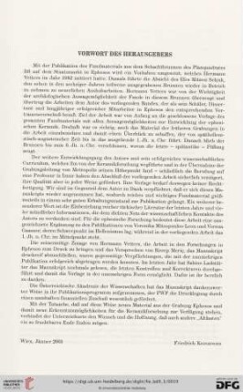 Vorwort des Herausgebers