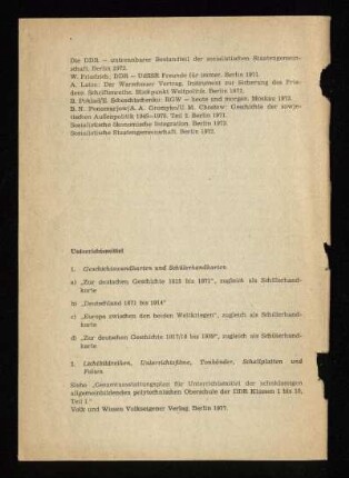 Unterrichtsmittel
