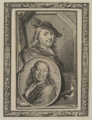 Bildnis des Gerard Dou und des Bartolomeus van der Helst