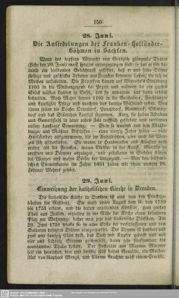29. Juni. Einweihung der katholischen Kirche in Dresden