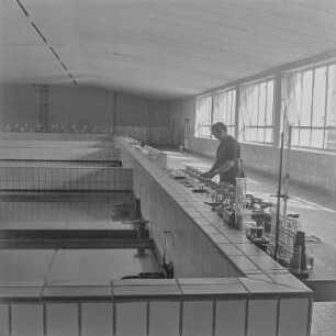 Filterbecken Wasserwerk : Sdier. Wasserwerk. Filterbecken