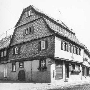 Fachwerkwohnhaus; Seligenstadt, Steinheimer Straße 9