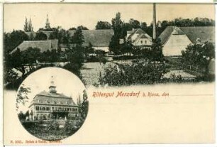 Merzdorf. Rittergut