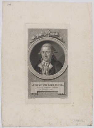 Bildnis des Christoph Girtanner