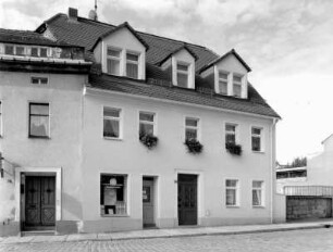 Kamenz, Bautzner Straße 76. Wohnhaus (19. Jh.). Straßenansicht
