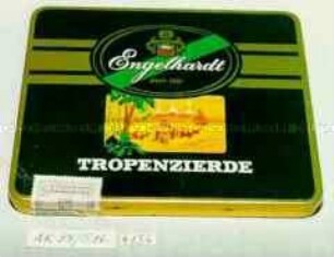Blechdose für 10 Zigarren "Englhardt SEIT 1887 TROPENZIERDE"
