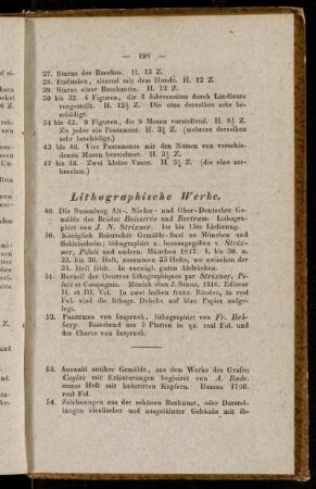 Lithographische Werke