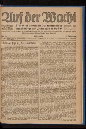 Hermann Löns als Jugendschriftsteller : (Fortsetzung)