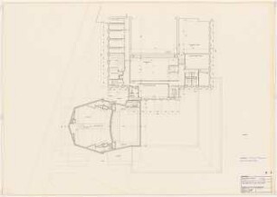 Kammerspiele (später: Schauspielhaus), Bochum: Geschoss Beleuchterzone Grundriss 1:100