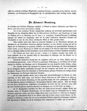 Die Kämmerei-Verwaltung