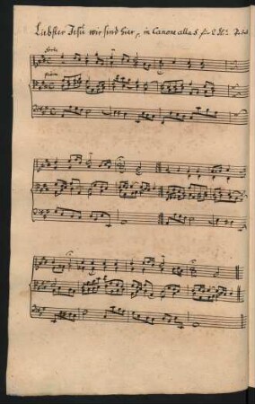 Liebster Jesu wir sind hier; org; A-Dur; BWV 633