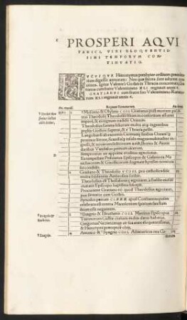 Prosperi Aquitanici, Viri Eloquentissimi Temporum Continuatio.