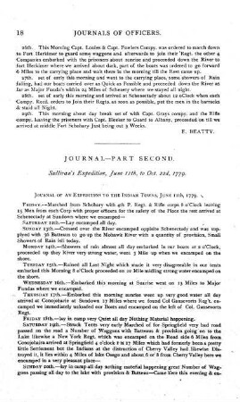 (2). General Sullivan's Expedition.