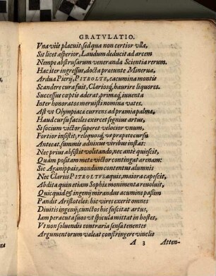 Gratulatio spectatae probitatis atque doctrinae Ivveni Joanni Pitrolt Monac. ... supremam in A. LL. et Phil. lauream ... capessenti honoris ergo scripta