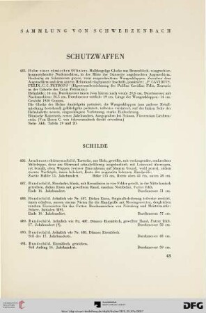 Schutzwaffen (Nr. 485-549)