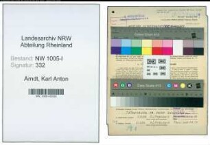 Entnazifizierung Karl Anton Arndt , geb. 17.01.1896 (Zimmerpolier)