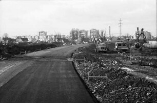Freiburg: Berliner Allee i. Bau: Aufnahme in Richtung Weingarten