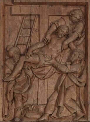 Szenen aus der Passion Christi — Szenen aus der Passion Christi: von der Verspottung bis zur Auferstehung — Die Kreuzabnahme Christi