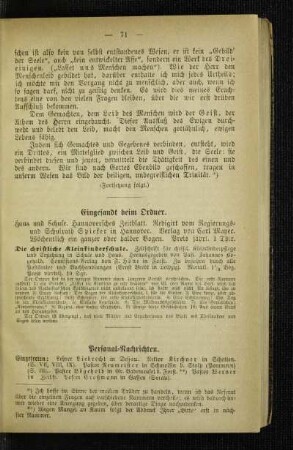 Eingesandt beim Ordner