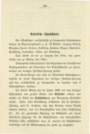 Öffentliche Schlachthäuser