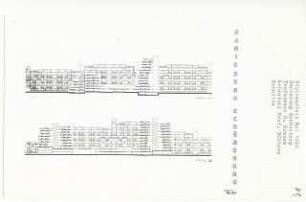 Sanierung Schöneberg, Berlin-Schöneberg (Diplomarbeit bei Kurt Dübbers): Schnitte 1:200