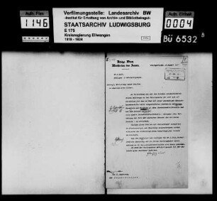 Obersekretäre in gehobener Stellung beim Oberamt Welzheim