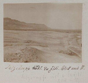 Salzsümpfe südl. 'en gidi [En-Gedi]. Blick nach N.