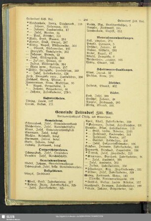 Seitendorf Zitt. Ant.