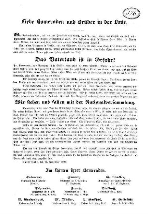 Liebe Kameraden und Brüder in der Linie.