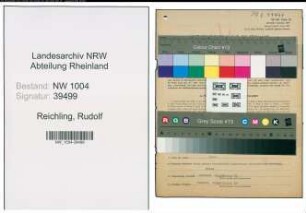 Entnazifizierung Rudolf Reichling , geb. 15.04.1894 (Anstreicher)