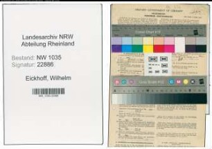 Entnazifizierung Wilhelm Eickhoff , geb. 06.11.1890 (Steiger)