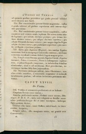 Caput XXVIII.