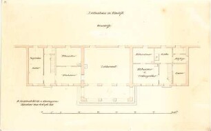 Klumpp, Karl F. A.; Neustift; Leichenhaus - Grundriss