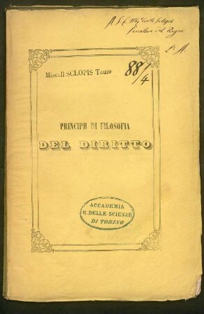 Principii di filosofia del diritto