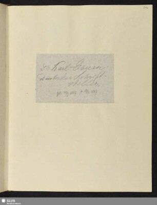 Nr. 135. Grün, Karl Theodor Ferdinand