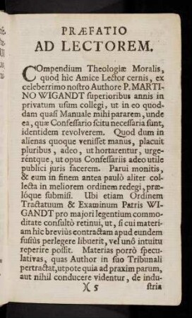 5r-5v, Praefatio Ad Lectorem.