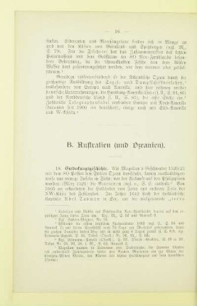 B. Australien (und Ozeanien)