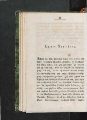 Dritte Vorlesung