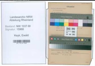 Entnazifizierung Ewald Keyk , geb. 25.05.1911 (Kaufmann)