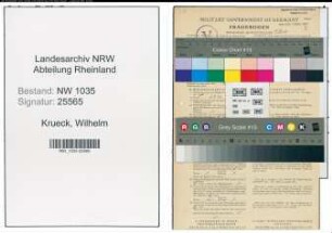 Entnazifizierung Wilhelm Krueck , geb. 20.11.1909 (Steiger)