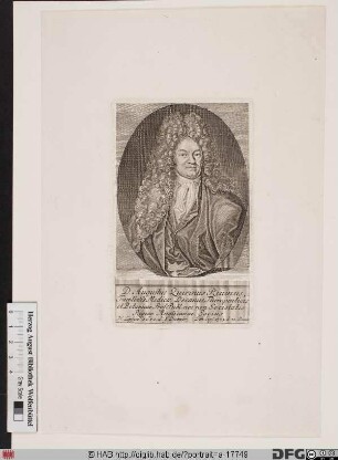 Bildnis August Quirinus Rivinus