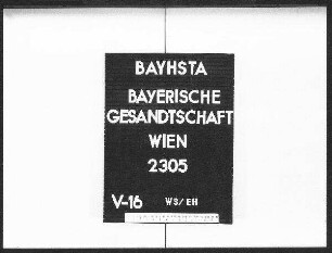 Bayerisch-tschechische und bayerisch-ungarische Wirtschaftsangelegenheiten