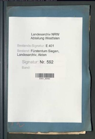 Verhandlungen über die Grenze zwischen Nassau-Siegen und Sayn-Wittgenstein