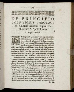[De Scriptura sacra]